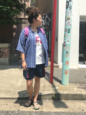 モジャ子さん(レディース・165cm)の夏コーディネート