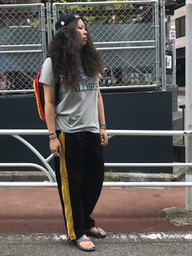 モジャ子さん（レディース・165cm）の夏コーディネート