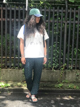 モジャ子さん（レディース・165cm）の夏コーディネート