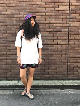 モジャ子さん（レディース・165cm）の夏コーディネート