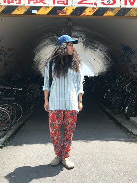 モジャ子さん(レディース・165cm)の夏コーディネート