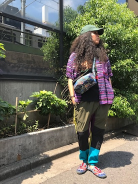 モジャ子さん（レディース・165cm）の夏コーディネート