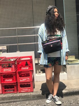 モジャ子さん（レディース・165cm）の夏コーディネート