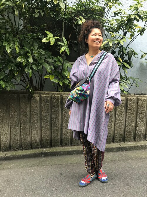 Aldies Shibuyaモジャ子さんのワンピースを使ったコーディネート Zozotown