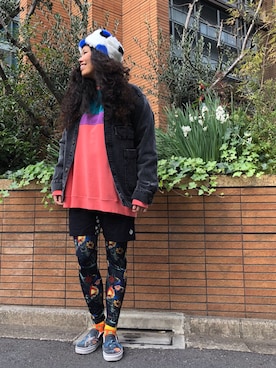 モジャ子さん（レディース・165cm）の冬コーディネート