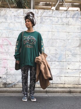 モジャ子さん（レディース・165cm）の冬コーディネート