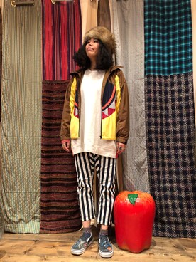 モジャ子さん（レディース・165cm）の冬コーディネート