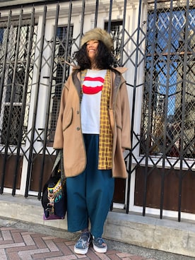 モジャ子さん（レディース・165cm）の冬コーディネート