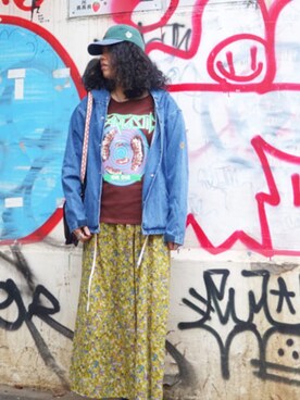 モジャ子さん（レディース・165cm）の冬コーディネート