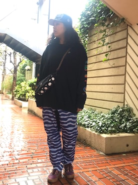 モジャ子さん（レディース・165cm）の春コーディネート