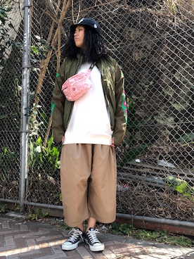 モジャ子さん（レディース・165cm）の春コーディネート