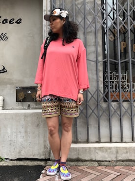 モジャ子さん（レディース・165cm）の春コーディネート