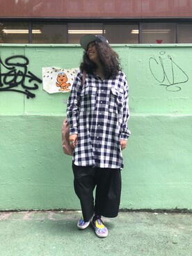 モジャ子さん（レディース・165cm）の春コーディネート