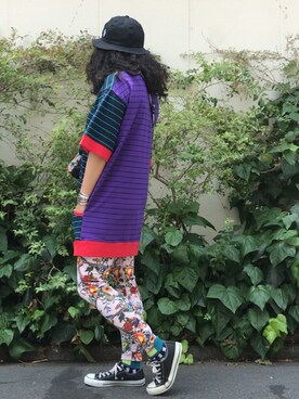 モジャ子さん（レディース・165cm）の夏コーディネート