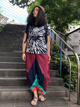 モジャ子さん(レディース・165cm)の夏コーディネート