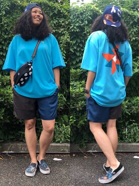 モジャ子さん（レディース・165cm）の夏コーディネート