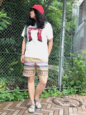 モジャ子さん（レディース・165cm）の夏コーディネート