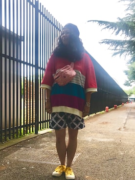 モジャ子さん（レディース・165cm）の夏コーディネート