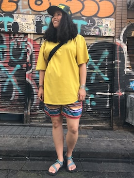 モジャ子さん（レディース・165cm）の夏コーディネート