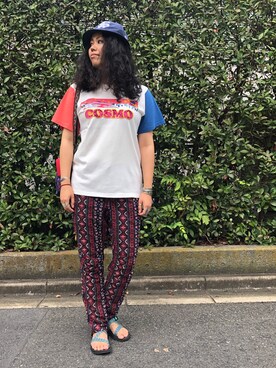 モジャ子さん(レディース・165cm)の夏コーディネート