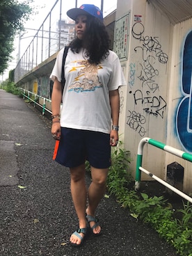 モジャ子さん(レディース・165cm)の夏コーディネート