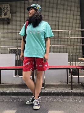 モジャ子さん（レディース・165cm）の夏コーディネート