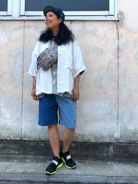 モジャ子さん（レディース・165cm）の夏コーディネート