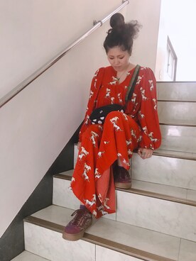 モジャ子さん（レディース・165cm）の秋コーディネート