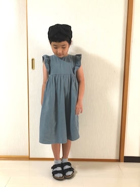 「CIAOPANIC TYPY（チャオパニックティピー）のアイテム（ヘアアクセサリー）」を使った、okeisan07さん（キッズ・120cm）の夏コーディネート