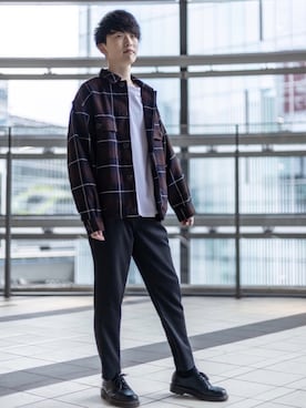 「EMMA  CLOTHES」｜「アイテム（ミリタリージャケット）」を使った、Tomoさん（メンズ・175cm）の秋コーディネート
