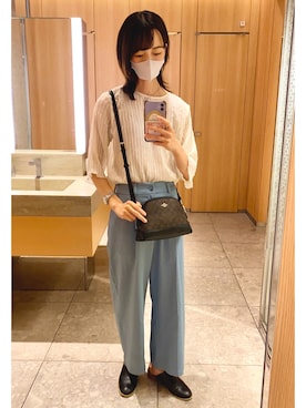 「トイレから失礼しやす」｜「アイテム（アナログ腕時計）」を使った、✩*mainさん（レディース・165cm）の秋コーディネート