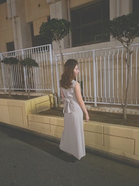 「LILY BROWN（リリーブラウン）のアイテム（ワンピース/ドレス、グレー系）」を使った、mauさん（レディース・155cm）の秋コーディネート