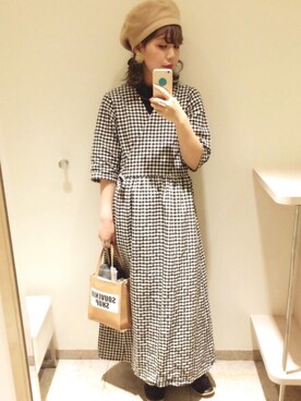 「tricot COMME des GARCONS（トリココムデギャルソン）のアイテム」を使った、mikako さん（レディース・160cm）の秋コーディネート