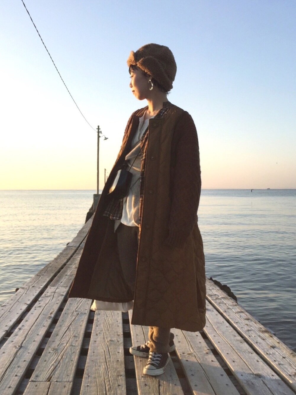 cardo fabrica（カルドファブリカ）の「ニット×キルティング ノー 