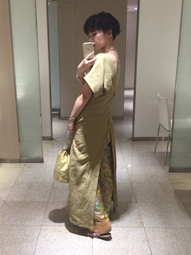 「rukkilill（ルッキリル）のアイテム」を使った、mikako さん（レディース・160cm）の夏コーディネート