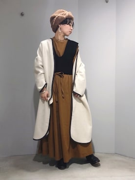 「iki（イキ）のアイテム」を使った、mikako さん（レディース・160cm）の秋コーディネート