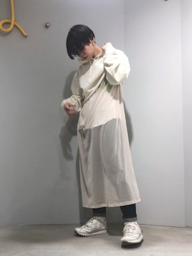 「note et silence （ノートエシロンス）のアイテム（パンツ）」を使った、mikako さん（レディース・160cm）の春コーディネート