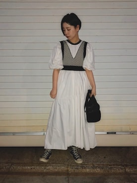 「iki（イキ）のアイテム」を使った、mikako さん（レディース・160cm）の春コーディネート