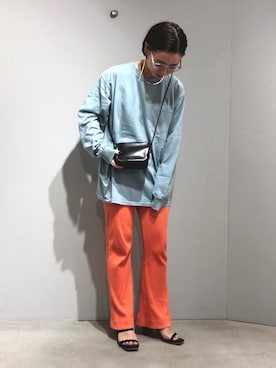 「caph（カーフ）のアイテム（アクセサリー）」を使った、mikako さん（レディース・160cm）の夏コーディネート