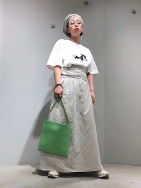 「iki（イキ）のアイテム」を使った、mikako さん（レディース・160cm）の夏コーディネート