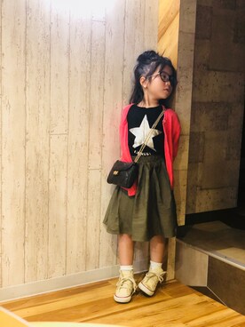 reiayaさん（キッズ・100cm）の秋コーディネート