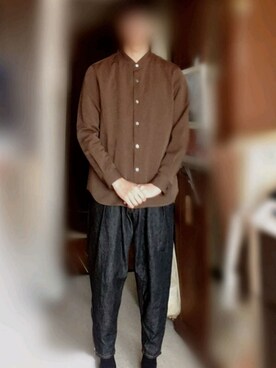 「山内（ヤマウチ）のアイテム」を使った、ナトリウムさん（メンズ・172cm）の春コーディネート