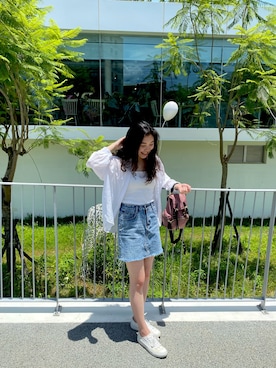 「OWN（オウン）のアイテム」を使った、haoying0329さん（レディース・166cm）の夏コーディネート