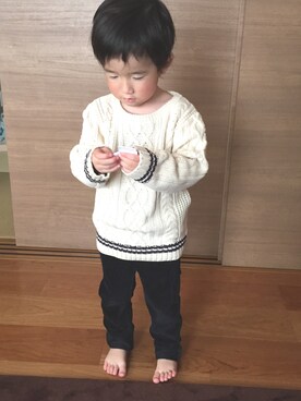 MINAくん♡さん（キッズ・90cm）の冬コーディネート