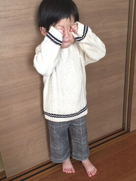 MINAくん♡さん（キッズ・90cm）の冬コーディネート