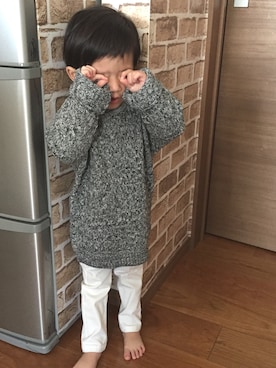 MINAくん♡さん（キッズ・90cm）の冬コーディネート