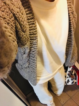 「ARIES（アリーズ）のアイテム（パンツ）」を使った、mana**さん（レディース・151cm）の冬コーディネート