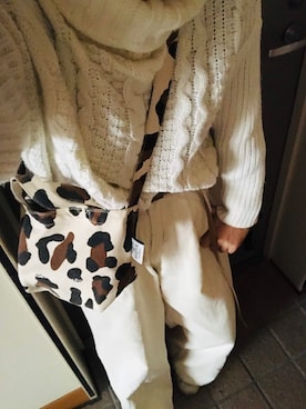 「ARIES（アリーズ）のアイテム（パンツ）」を使った、mana**さん（レディース・151cm）の冬コーディネート