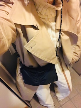 「ARIES（アリーズ）のアイテム（パンツ）」を使った、mana**さん（レディース・151cm）の冬コーディネート