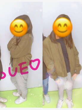 みずきさん（レディース・155cm）の冬コーディネート